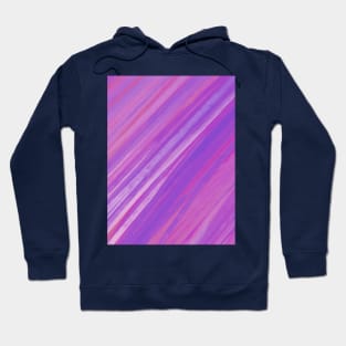 Acrylic brush strokes - pink and purple Hoodie